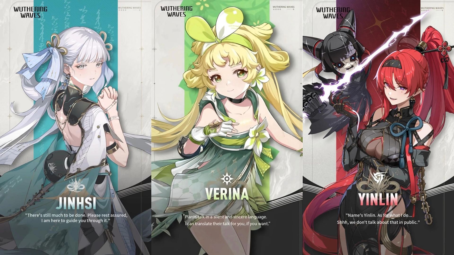 Jinhsi, Verina, &amp; Yinlin (Image via Kuro Games)