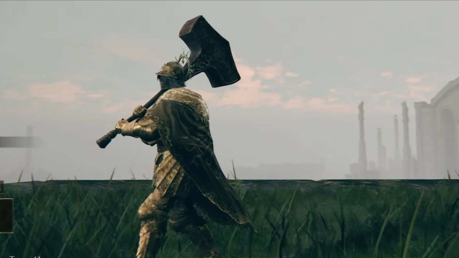 A massive hammer where you can throw it at your enemy as well? It&#039;s so much fun (Image via FromSoftware)