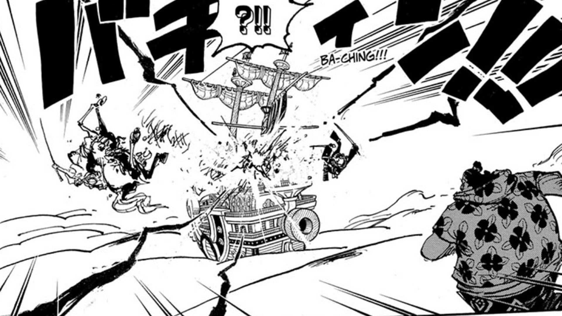 The aftermath of the clash between Zoro and Nusjuro (Image via Shueisha)