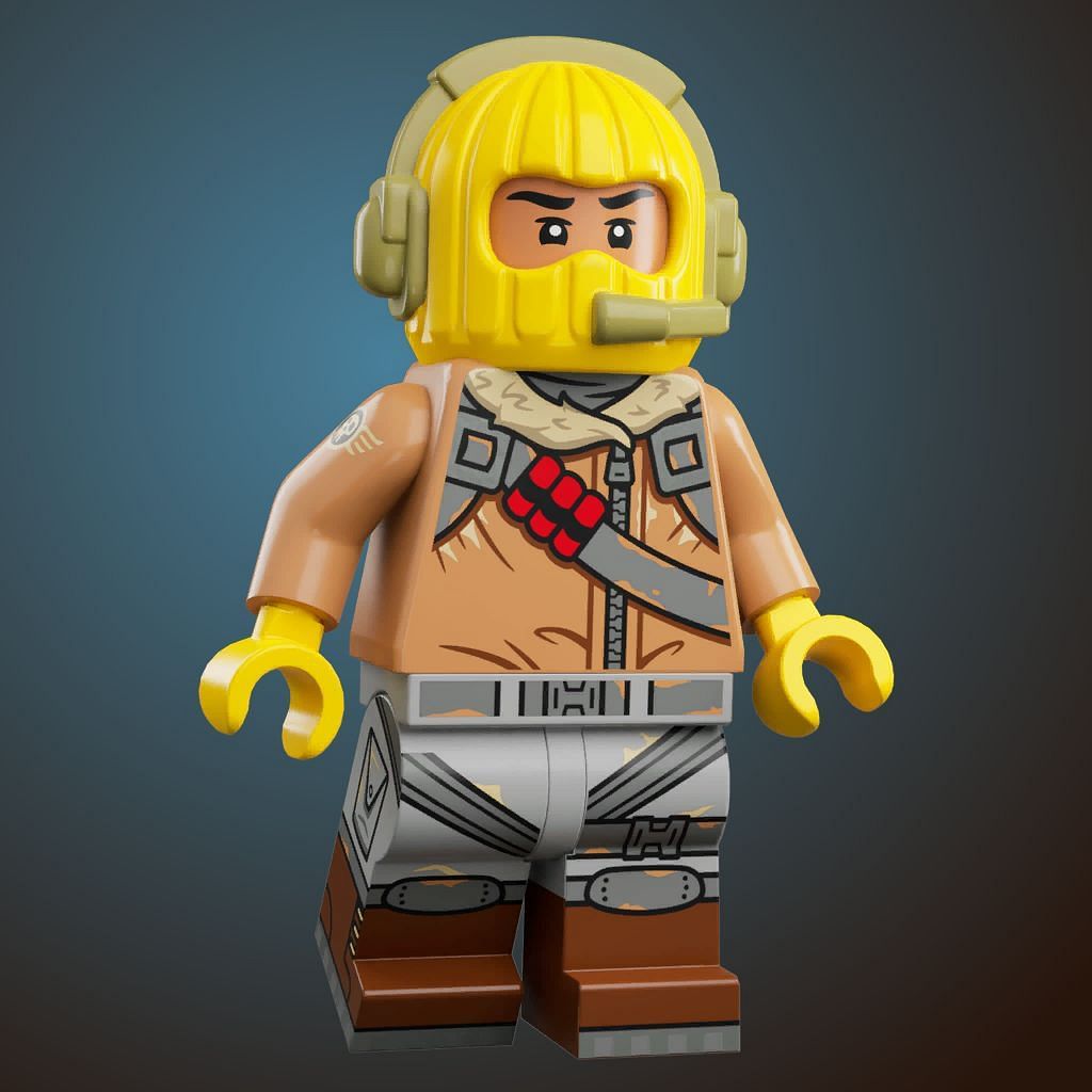 Raptor is among the best LEGO Fortnite Skins (Image via Epic Game)