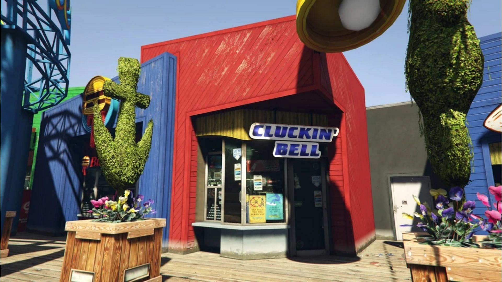 A Cluckin&rsquo; Bell store in Grand Theft Auto 5 (Imgae via GTA Wiki)