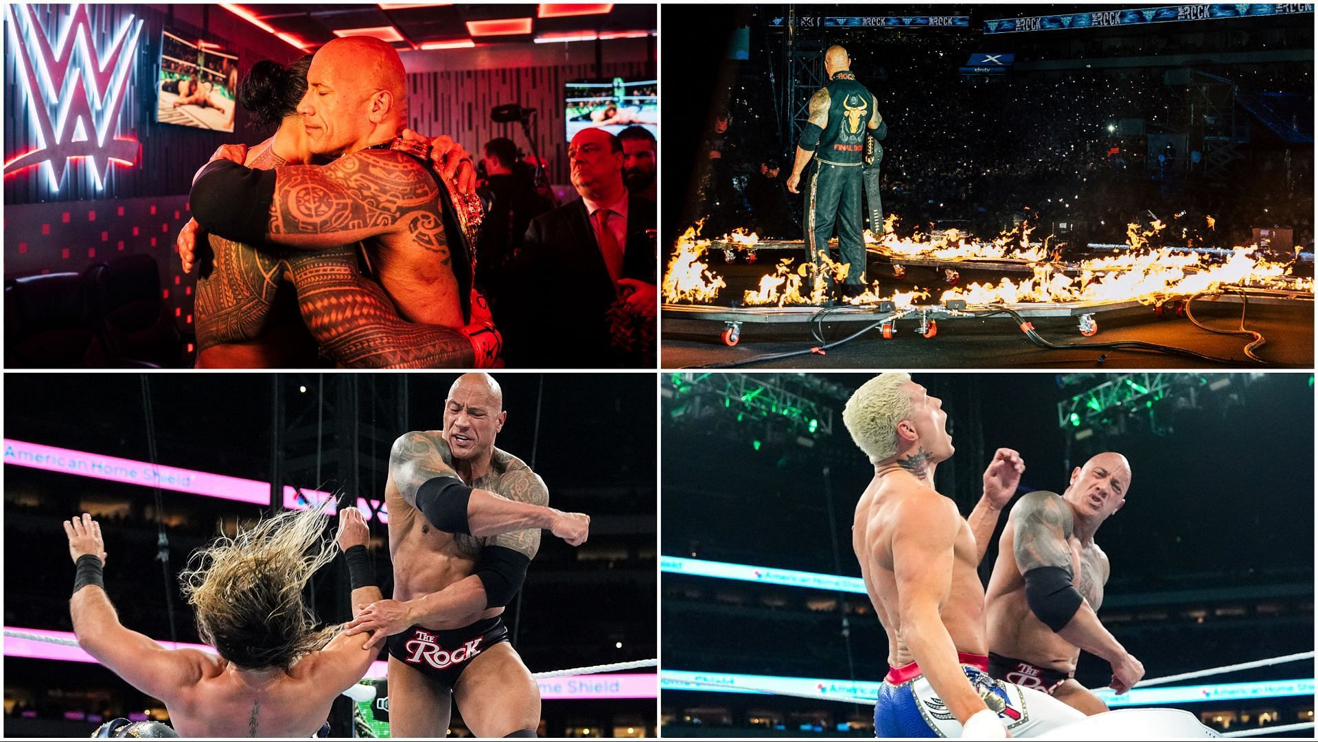 The Rock returns to the ring at WWE WrestleMania XL