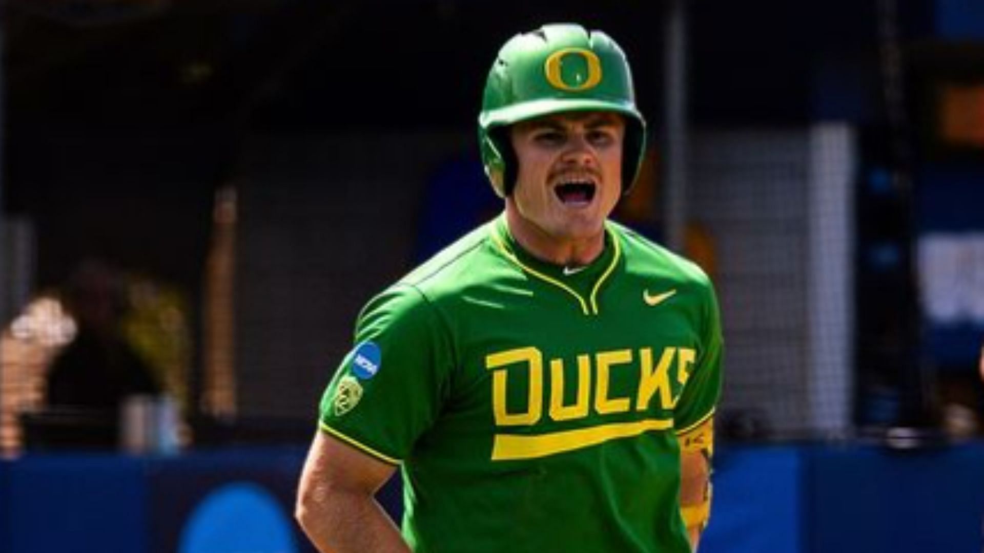 Oregon&#039;s Bryce Boettcher scored the game-winning home run for the Ducks in a 5-4 win over San Diego in the Santa Barbara Regional on Friday (Image Source: https://www.instagram.com/p/C7pnH8tSMxC/?hl=en&amp;img_index=1).