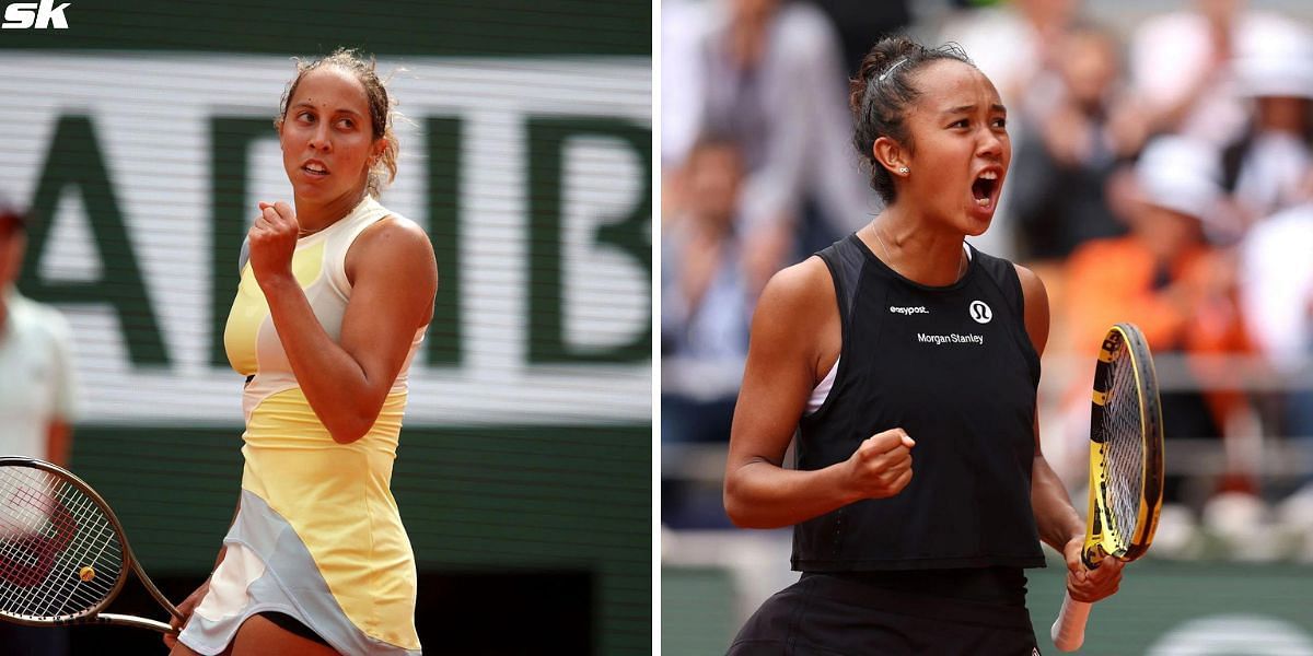 Madison Keys vs Leylah Fernandez is one of the semifinal matches at the 2024 Rothesay International. (Photos: Getty)
