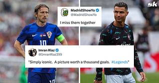 “Picture worth a thousand goals” - Fans in awe as Cristiano Ronaldo and Luka Modric share ‘iconic’ moment after Portugal lose to Croatia