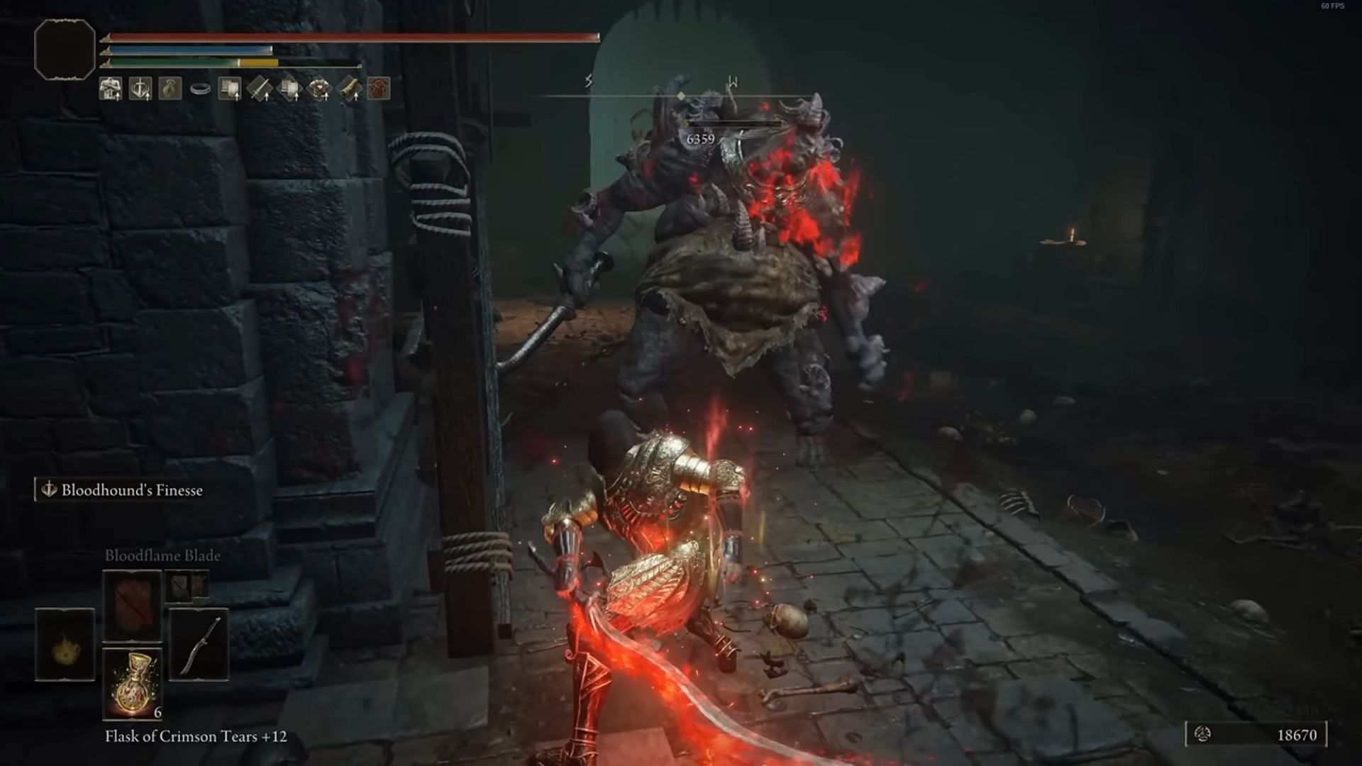 Bloodhound&#039;s Fang is one of the best weapons in the game (Image via FromSoftware || YouTube/Youwy)