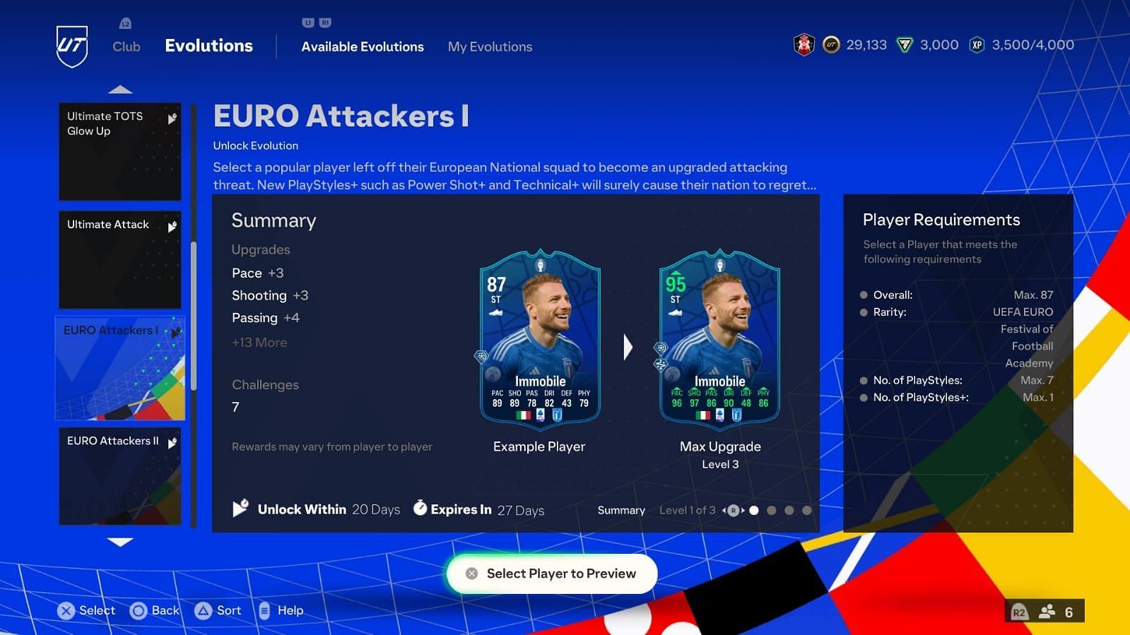 Immobile can be upgraded (Image via EA Sports)