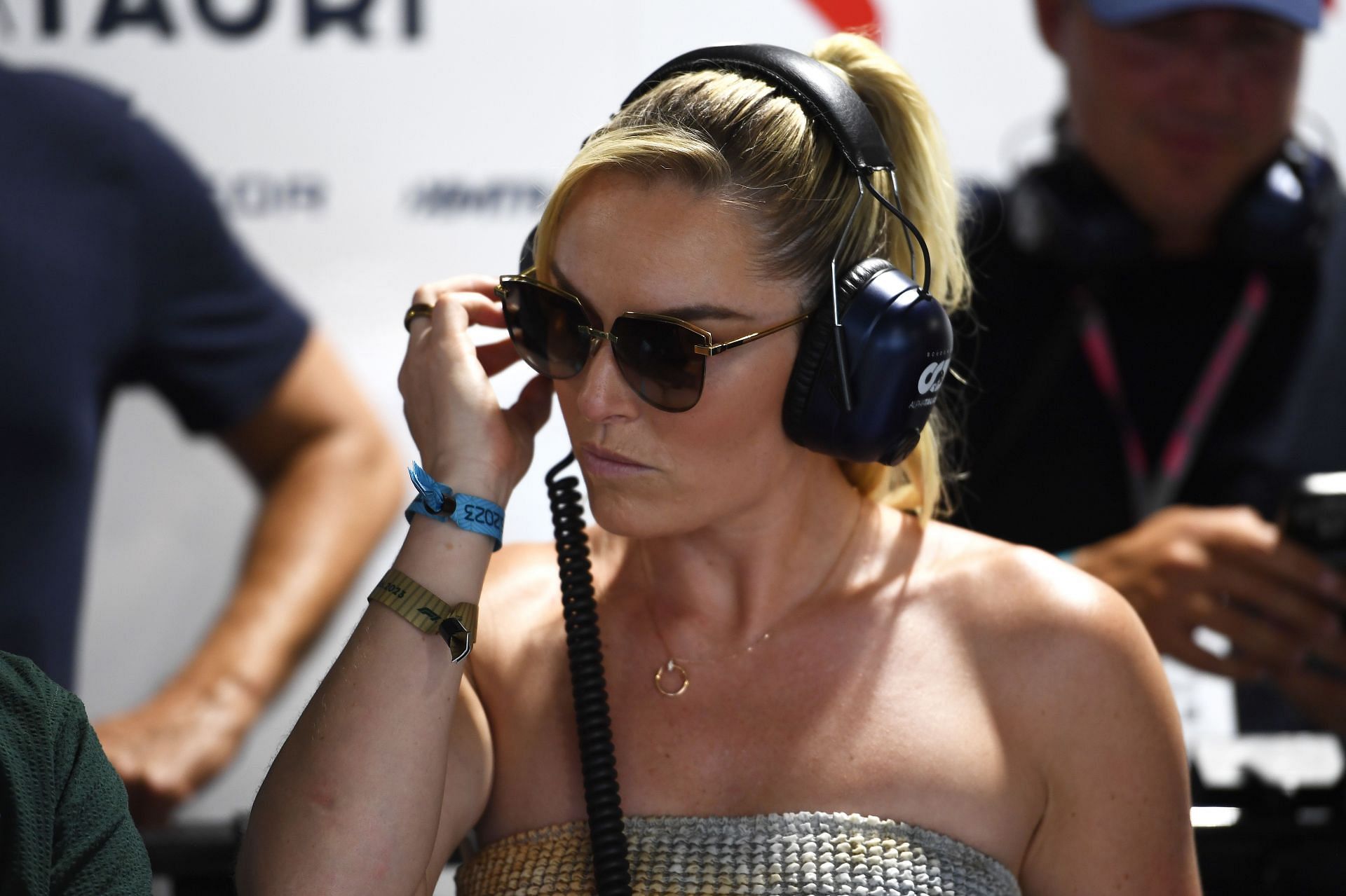 Vonn during the F1 Grand Prix of Miami - Qualifying