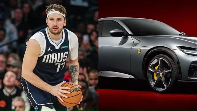 Watch: Luka Doncic drives $398,350 Ferrari for do-or-die game vs Celtics