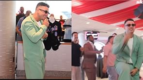 WATCH: Jose Iglesias joined by Mets teammates to vibe with his new single 'OMG' at Citi Field
