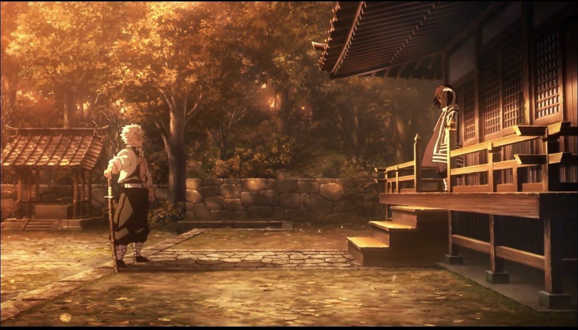 Sanemi and Iguro in the fourth season of the anime (Image via Ufotable).