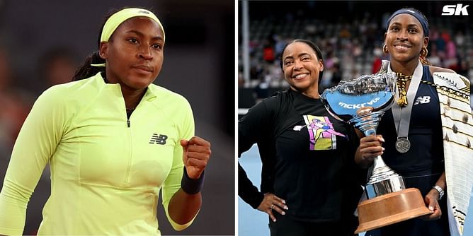 Coco Gauff's mother Candi, coach Brad Gilbert and team share proud photo as American reaches second French Open SF of her career
