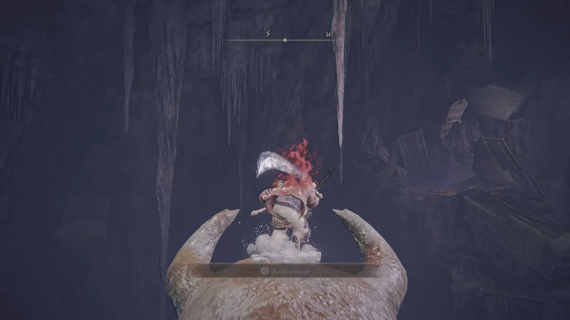 How to reach the Stone Coffin Fissure in Elden Ring DLC (Image via FromSoftware/Youtube: Soulliam)