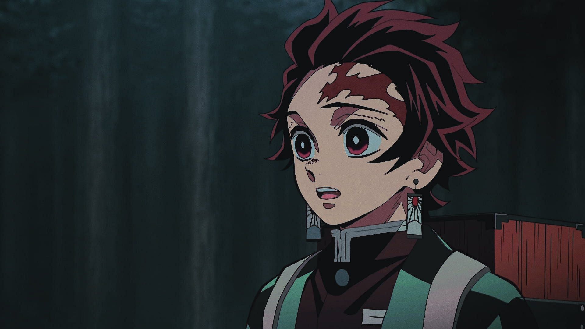 Tanjiro as seen in the anime (Image via Ufotable)