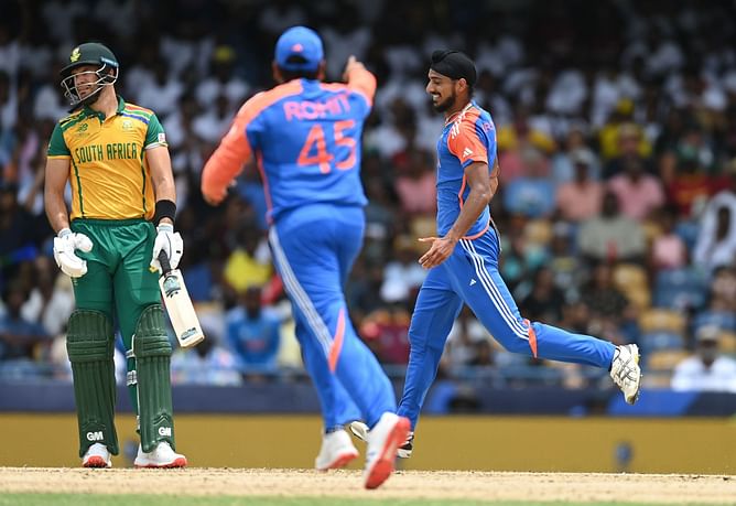 [Watch] Arshdeep Singh dismisses Aiden Markram for just 4 runs in IND vs SA 2024 T20 World Cup final