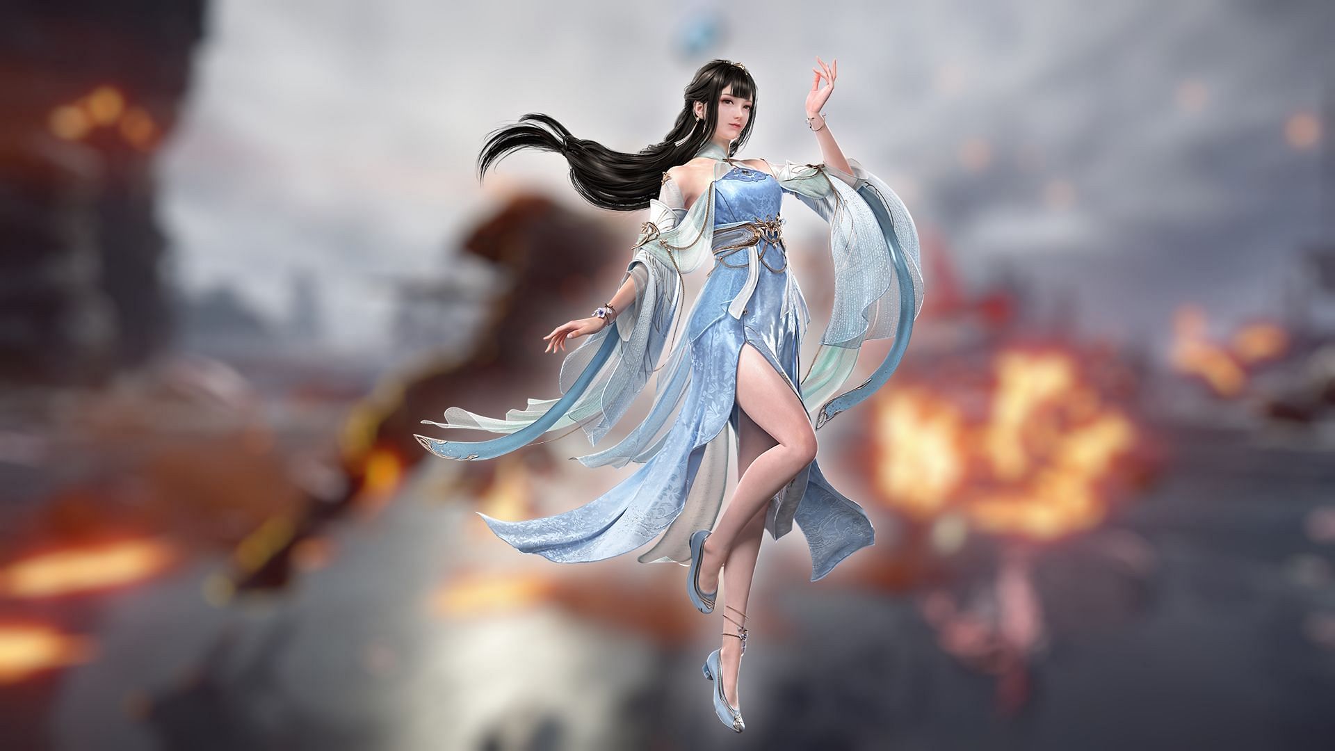 Ziping Yin is an incredible healer in Naraka Bladepoint (Image via NetEase Games Montreal)