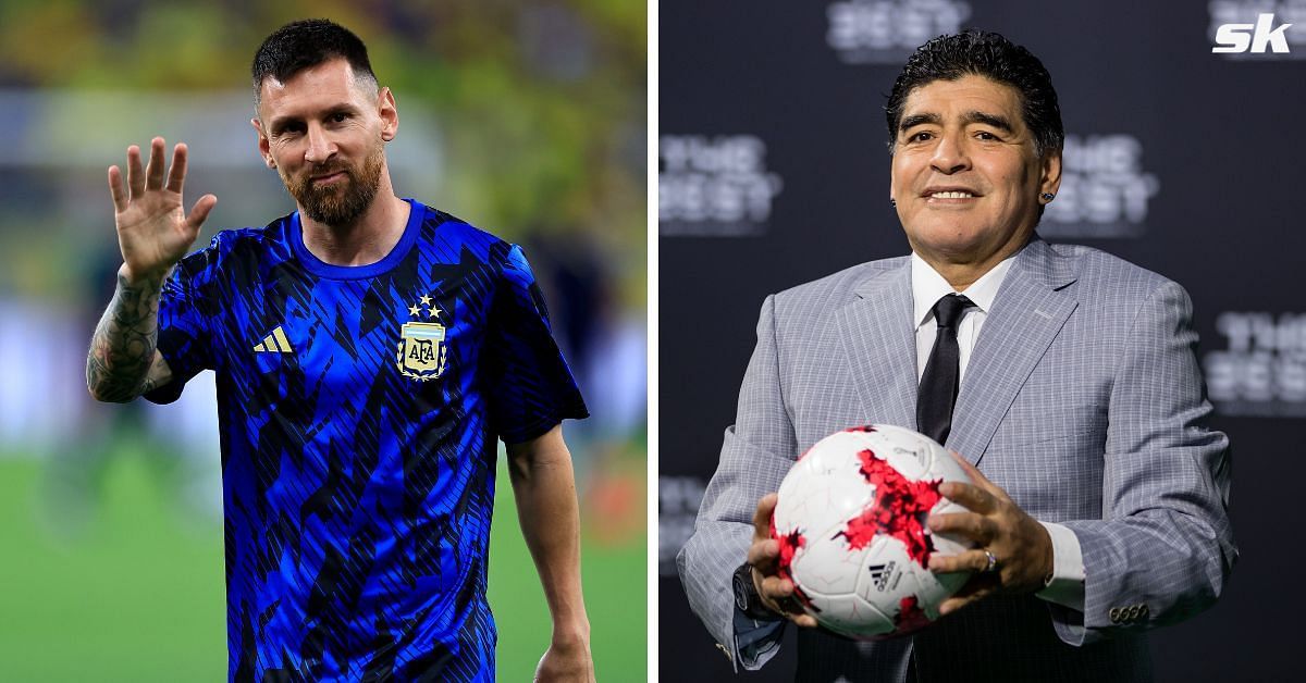 Lionel Messi and Diego Maradona are regarded as two of the best footballers ever