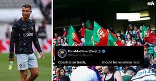 "No Ronaldo goal tonight" "He's a liability" - Fans call out superstar's inclusion in Portugal XI as Cristiano Ronaldo leads team against Czechia