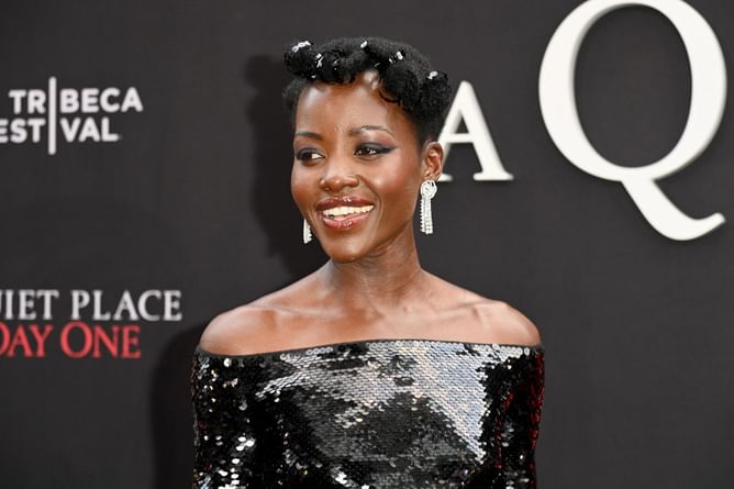 Lupita Nyong'o explains how she asked Taylor Swift to let her use Shake It Off in Little Monsters