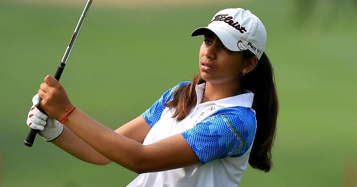 Indian professional golfer Diksha Dagar (Image Credits: AFP)