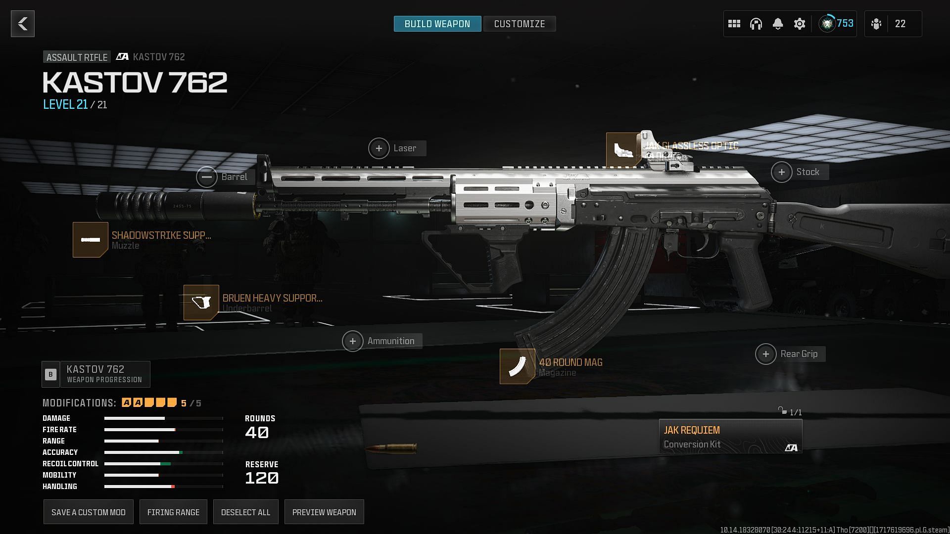 The best Kastov 762 &quot;no recoil&quot; loadout in Warzone is discussed (Image via Activision)