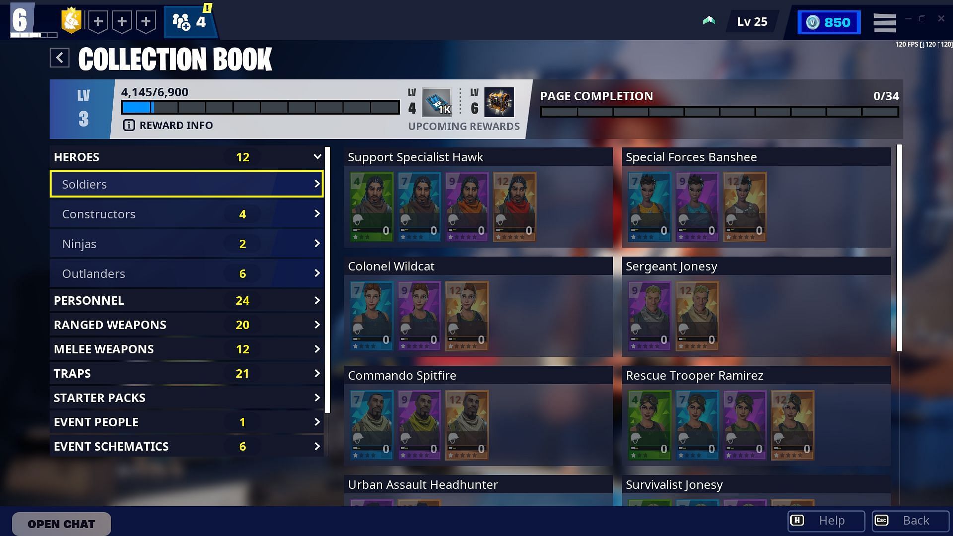 Complete your collection book to earn massive XP (Image via Epic Games)