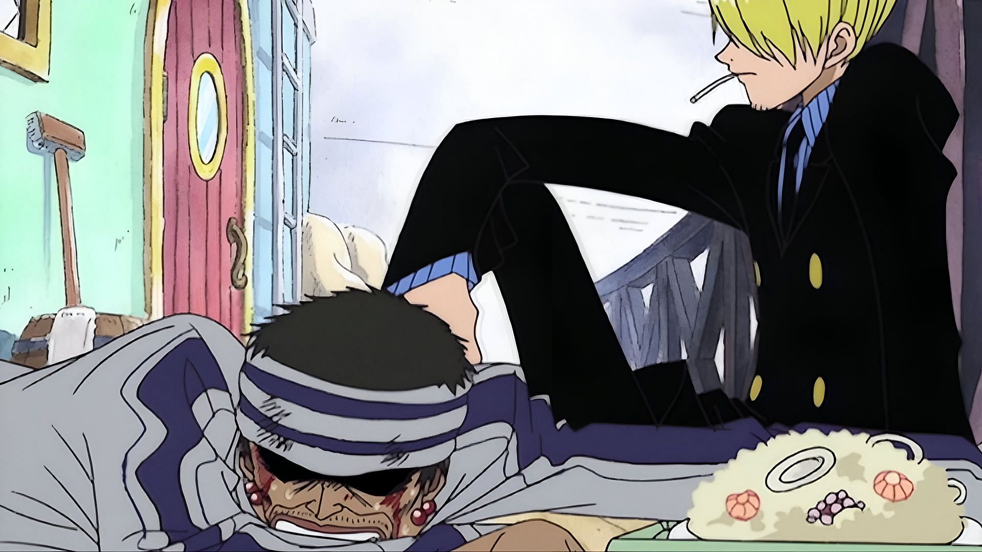 Gin (left) and Sanji (right) as seen in the anime (Image via Toei Animation)