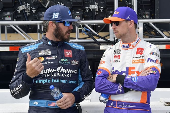 “Hoping he’d Mark Martin this thing”: Denny Hamlin jokes about Martin Truex Jr. retirement announcement but understands the decision