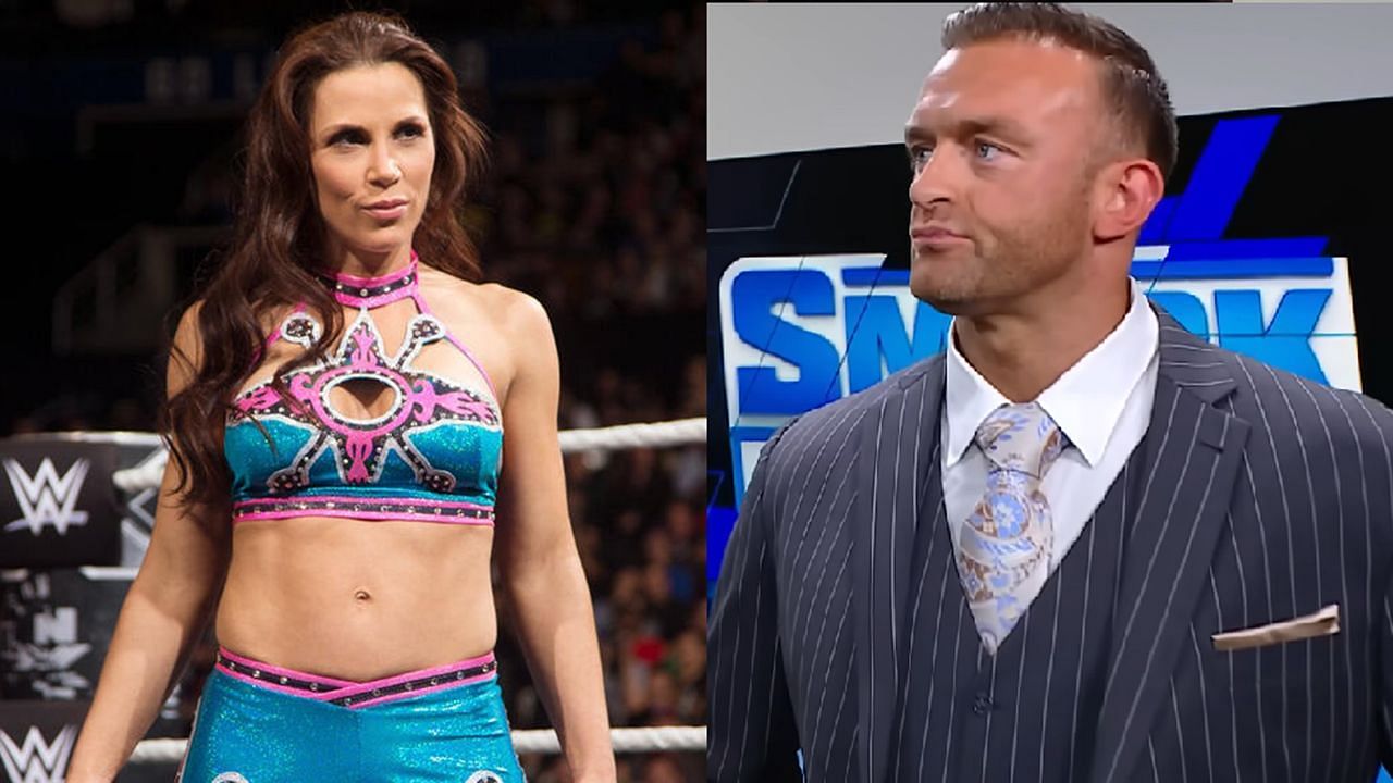 Mickie James and Nick Aldis (via WWE