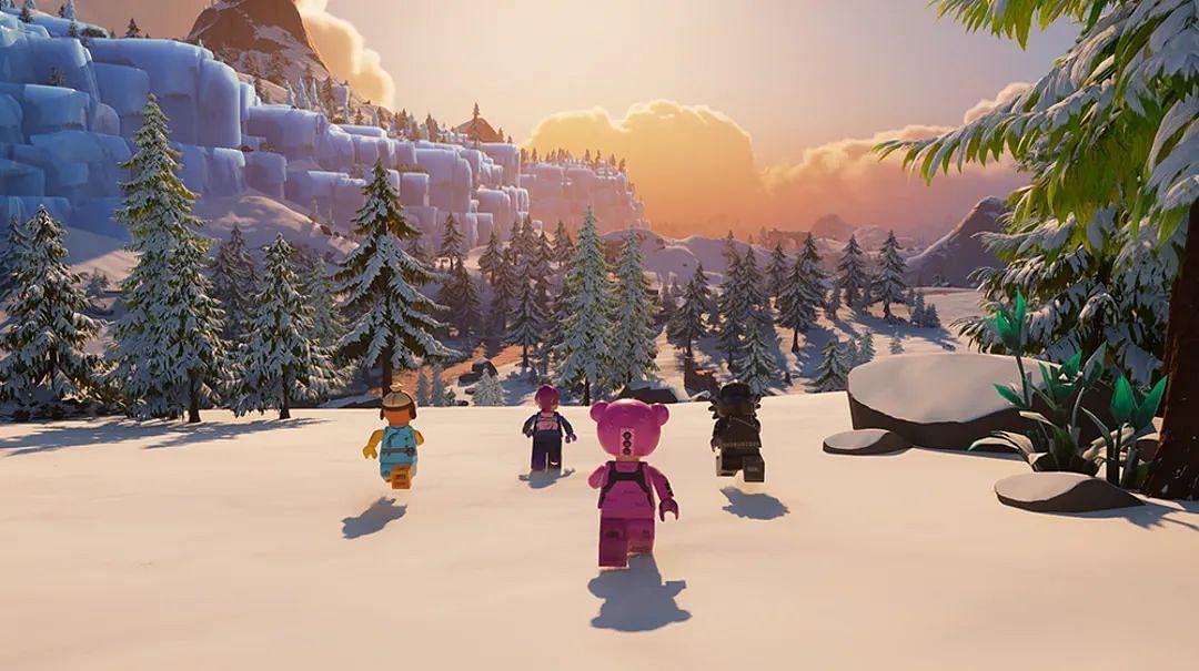 Playing together in LEGO Fortnite is a wonderful experience (Image via Epic Games/ LEGO)