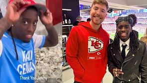 Kai Cenat posts clip of him on MrBeast's set, becomes the latest streamer to reportedly be in the YouTuber's upcoming video