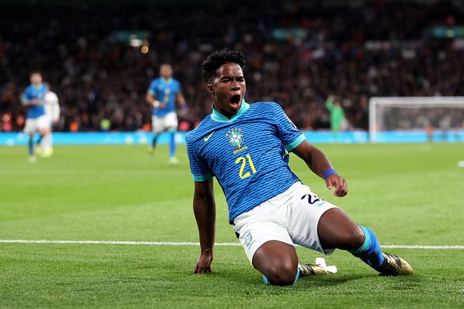 Brazil boss Dorival Jr responds when asked about comparisons between Pele and Real Madrid sensation Endrick