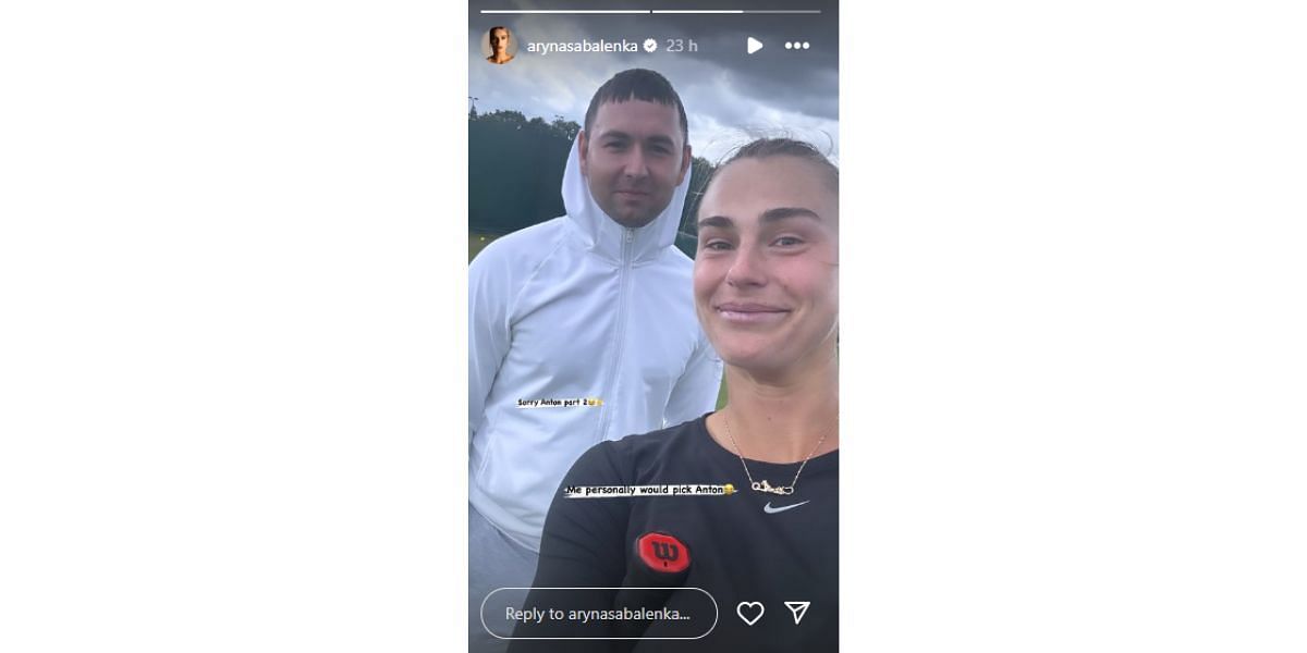 Source- Aryna Sabalenka&#039;s Instagram handle