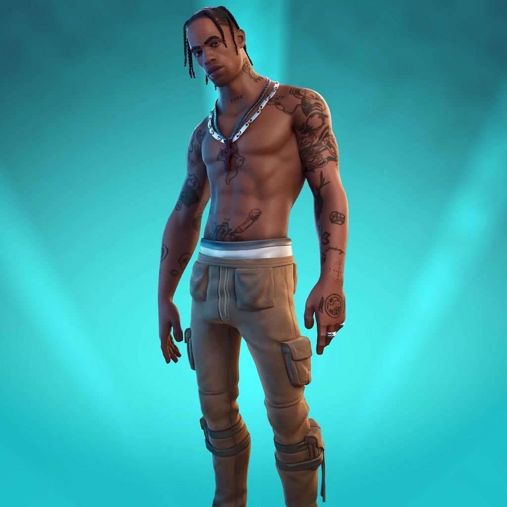 Fortnite Icon Series Skins - Travis Scott (Image via Epic Games)