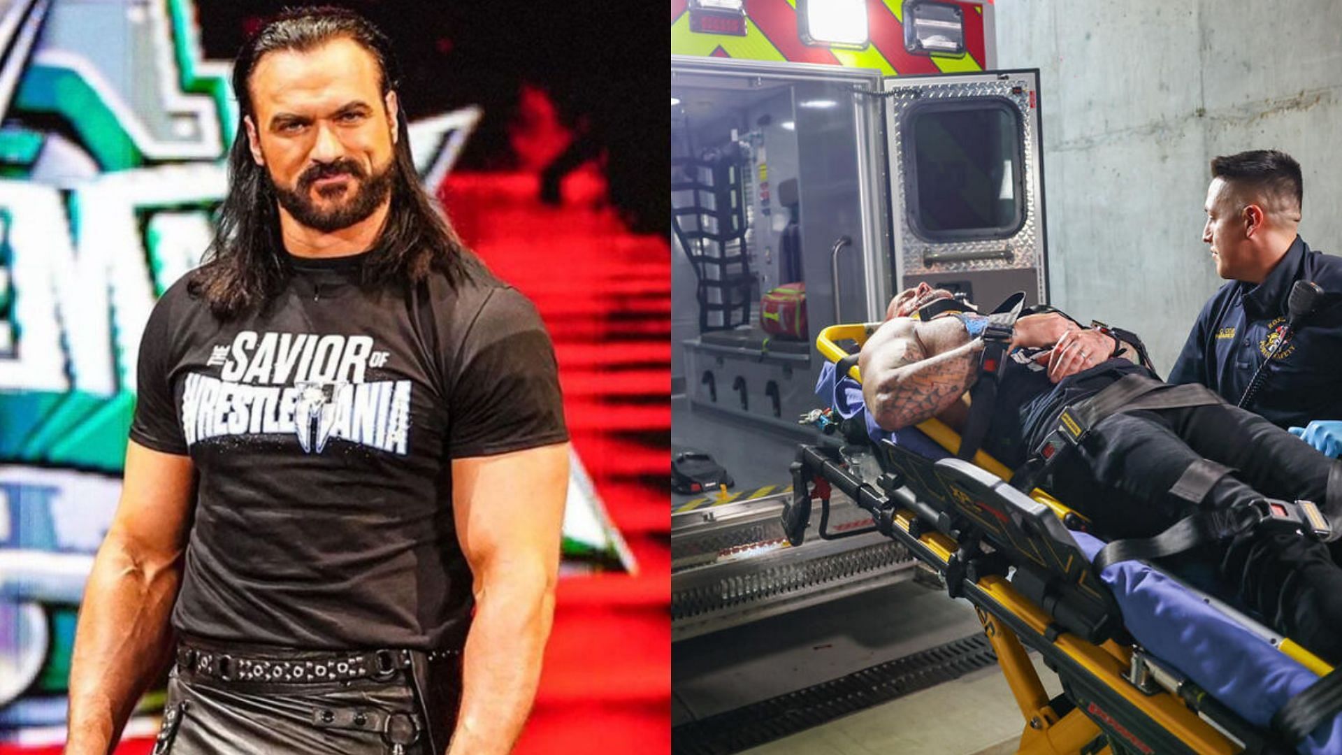 McIntyre brutally attacked Punk on SmackDown. [Photos: Drew McIntyre