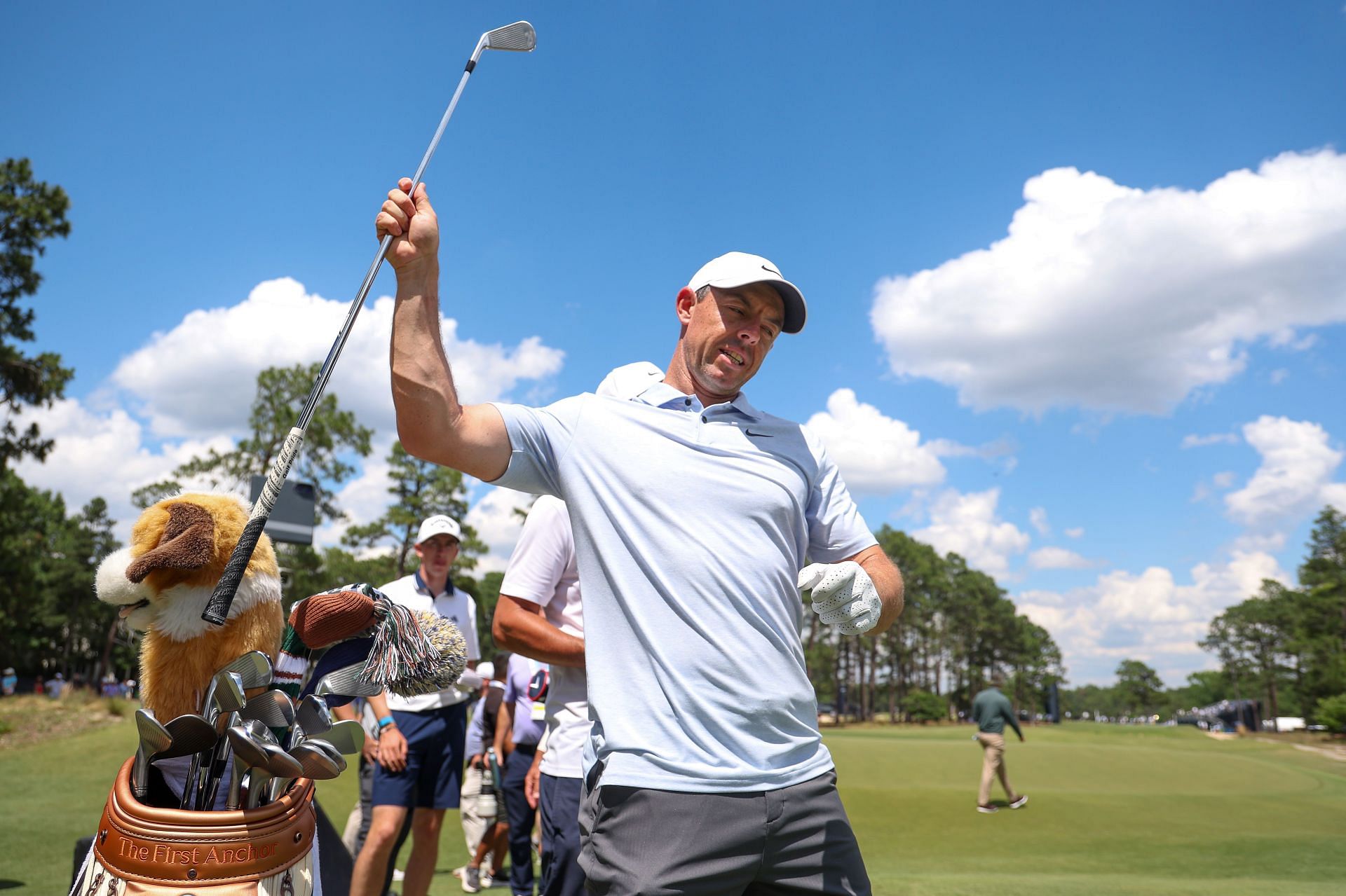 Rory McIlroy is at the US Open