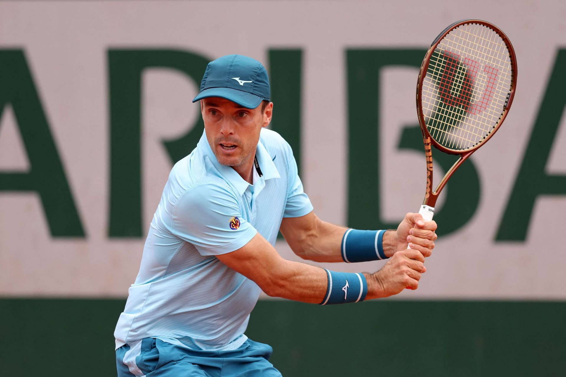 Roberto Bautista Agut at the 2024 French Open. (Photo: Getty)