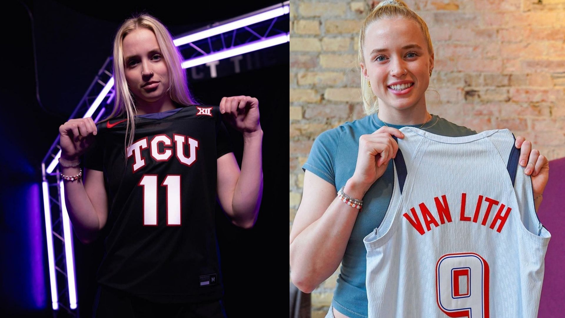 TCU basketball star Hailey Van Lith (Van Lith