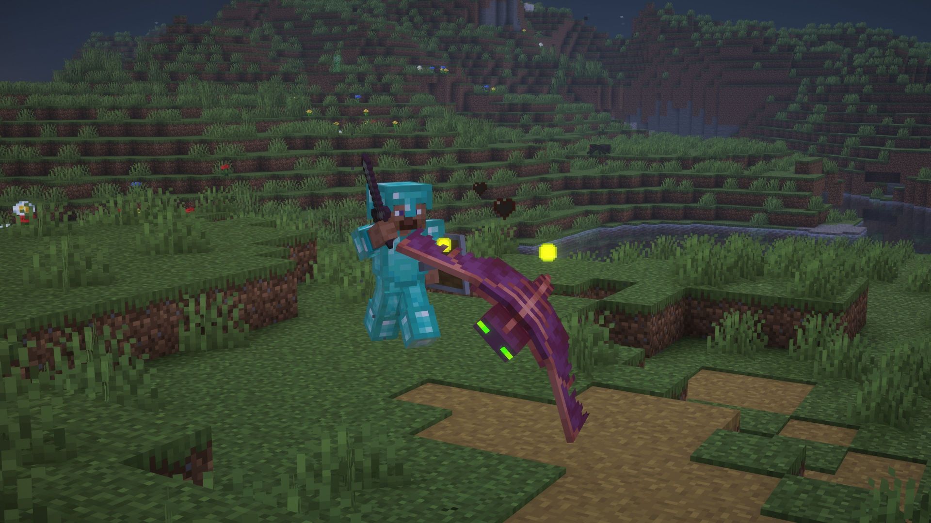 Steve killing a phantom (Image via Mojang)