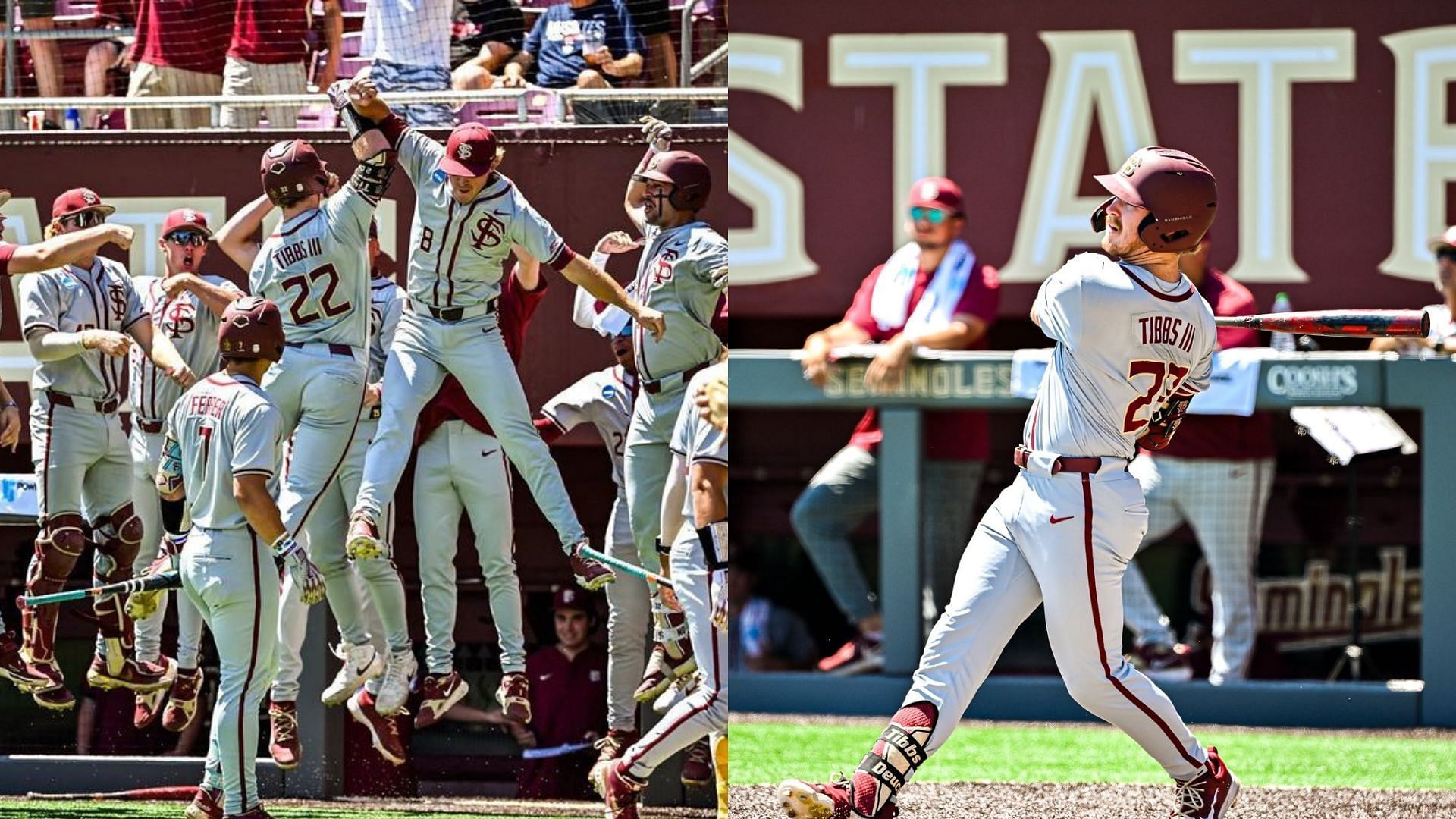 The Noles are playing the College World Series/ Photos from the Florida State University