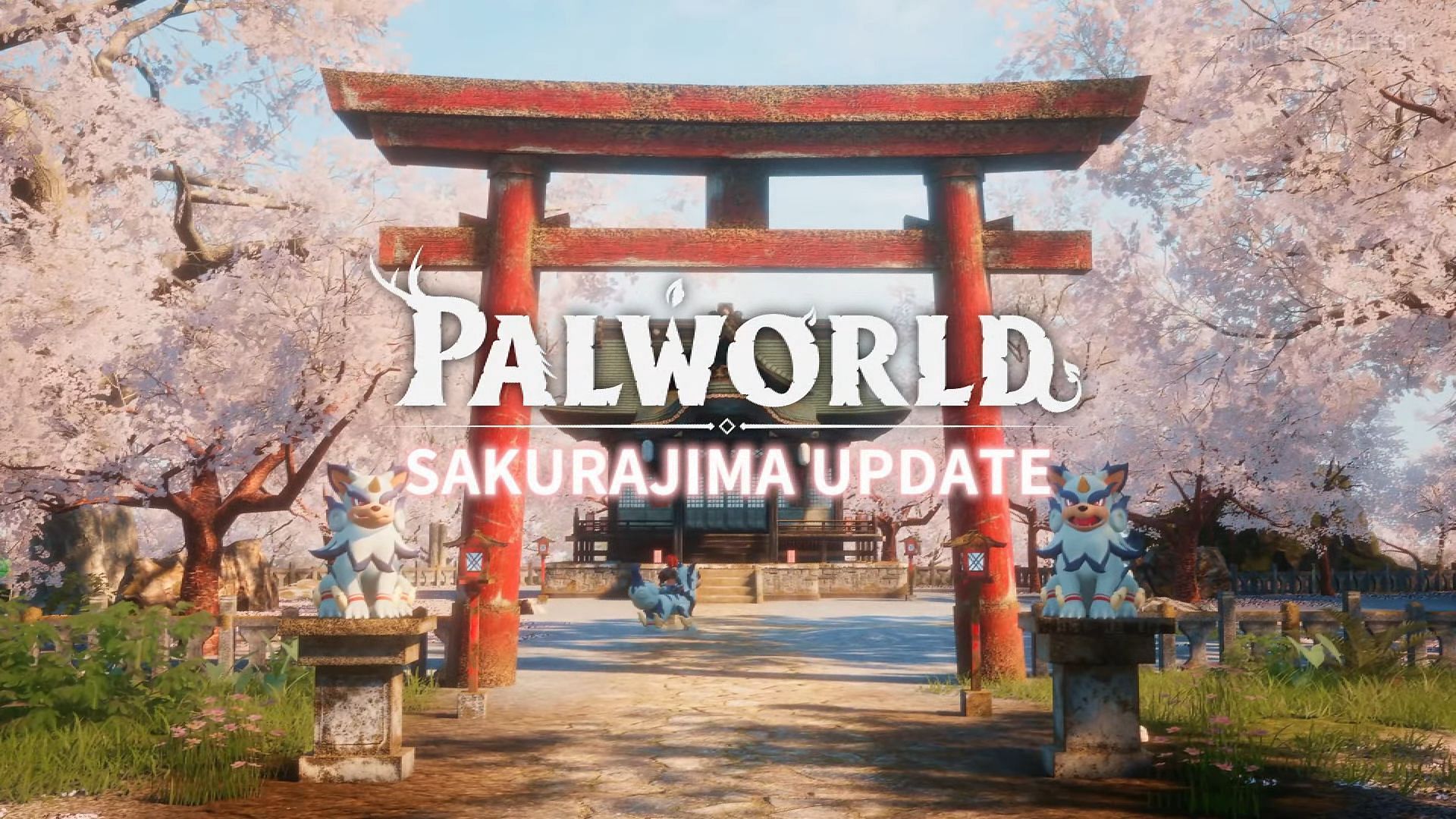 Palworld Sakurajima update.