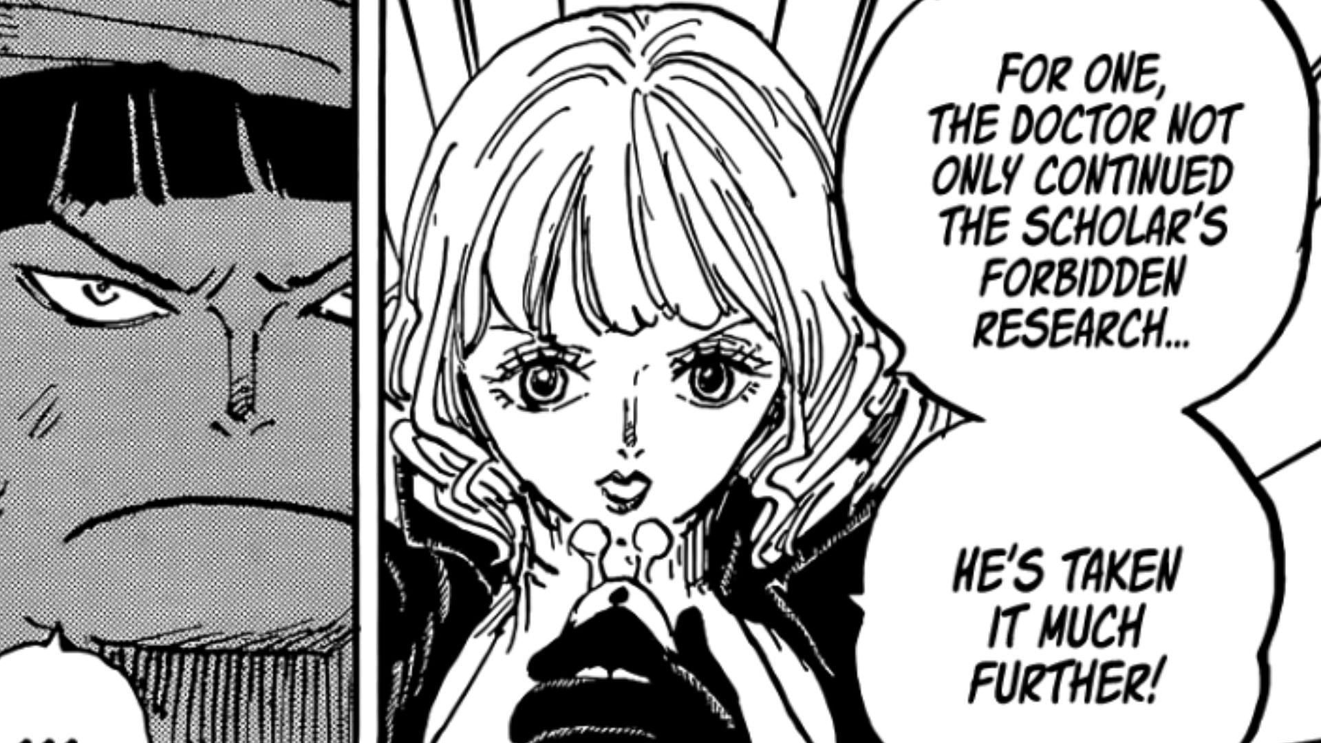A panel from the One Piece manga series (Image via Shueisha)