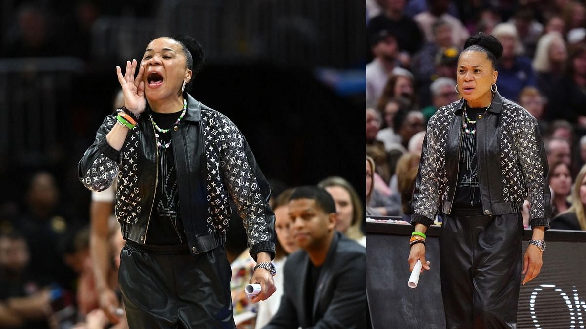 Dawn Staley sets the vibe with her perfect dance moves alongside South Carolina crew