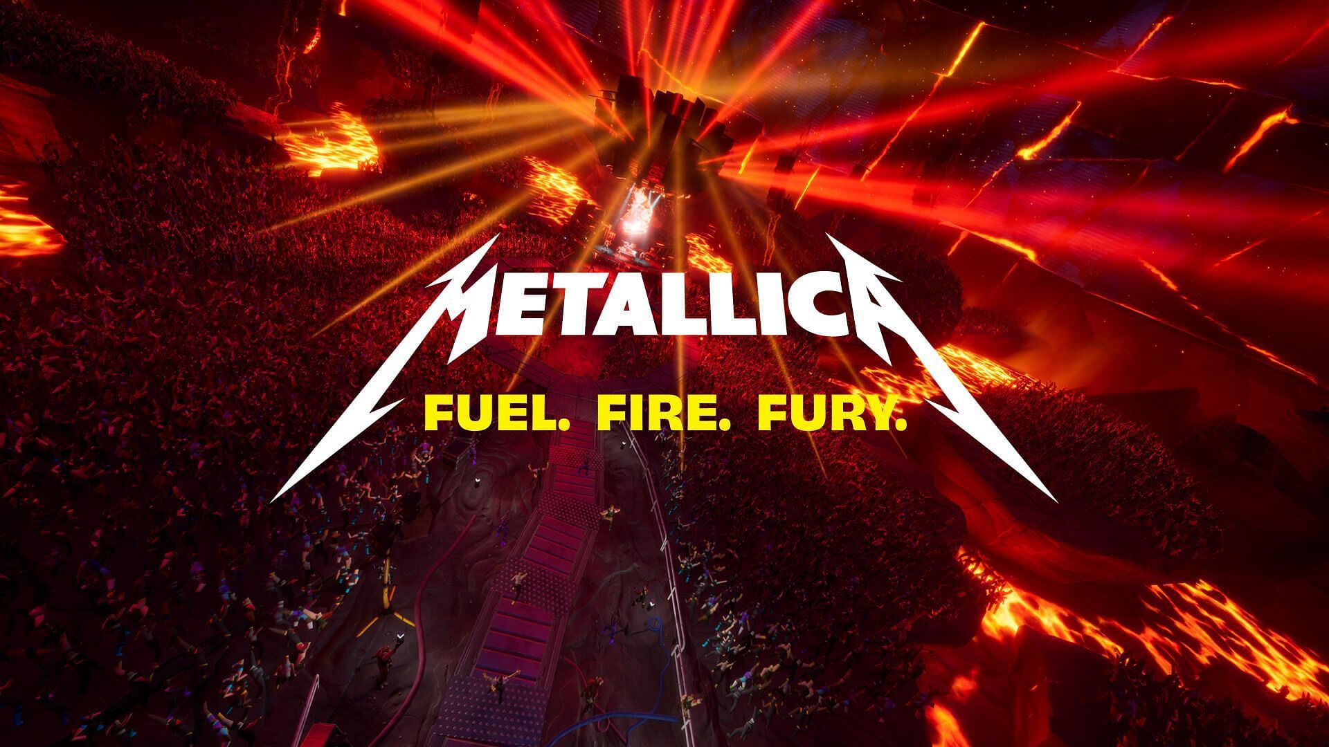 Metallica: Fuel. Fire. Fury will be one of the greatest in-game live events. (Image via Epic Games)