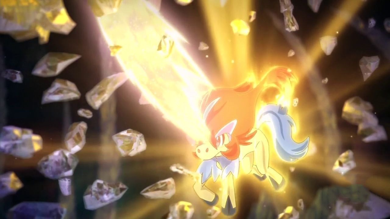 Keldeo obtained a variant of Sacred Sword, the signature move of the Unova Legendary trio (Image via The Pokemon Company)