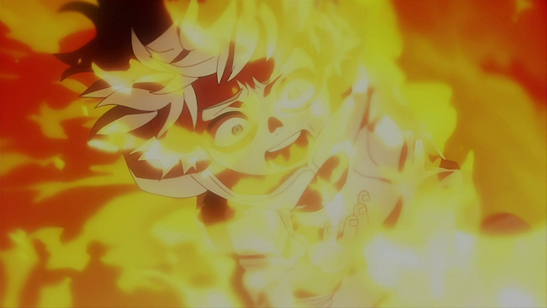 Toya dying by his own flames (Image via Bones)