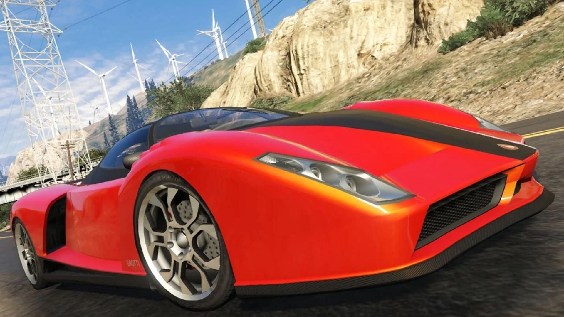 The Grotti Cheetah in GTA 5 Story Mode (Image via Rockstar Games)