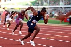 "Bro just jogged a 19.6";"They’re so cooked this Olympics"-Fans react as Noah Lyles qualifies for 200m finals with season' best time at Olympic trials