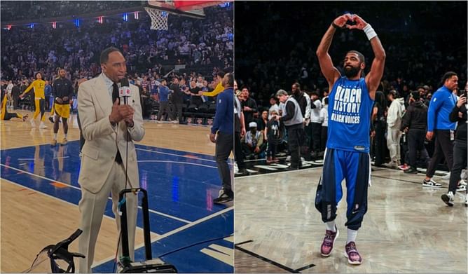 "Can't say that when there's Scottie Pippen to Michael Jordan" - Stephen A. Smith refuses to rank Kyrie Irving as greatest sidekick in NBA