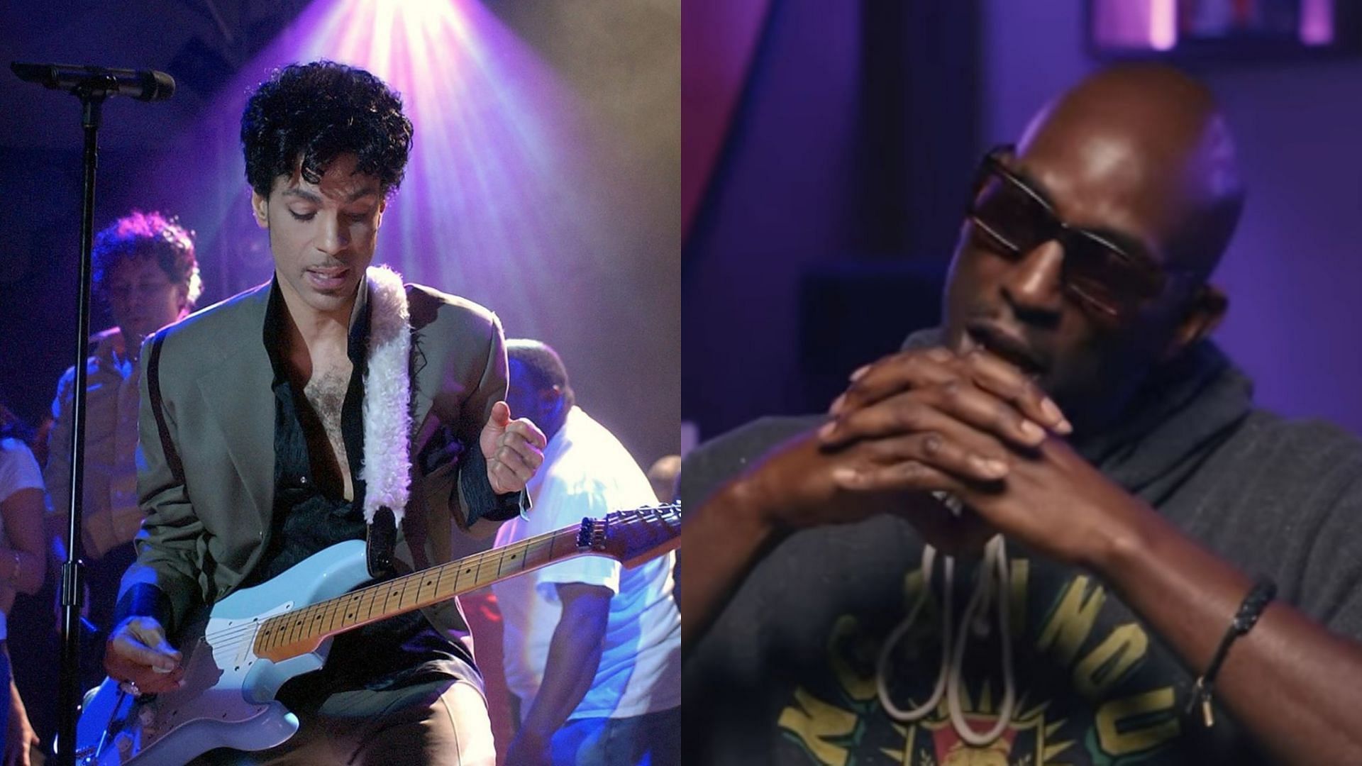 Kevin Garnett says Prince is a hooper (Photos from Prince and Garnett